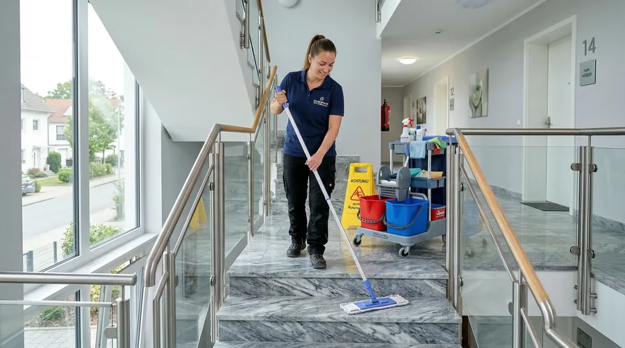 Zuverlässige Flurreinigung Bochum – sauberes Treppenhaus